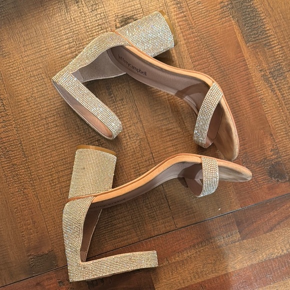 Jeffrey Campbell Kassidy Glitter Heel Sandal - Picture 4 of 9